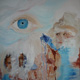 Auge um Auge;Acryl-Collage;2009